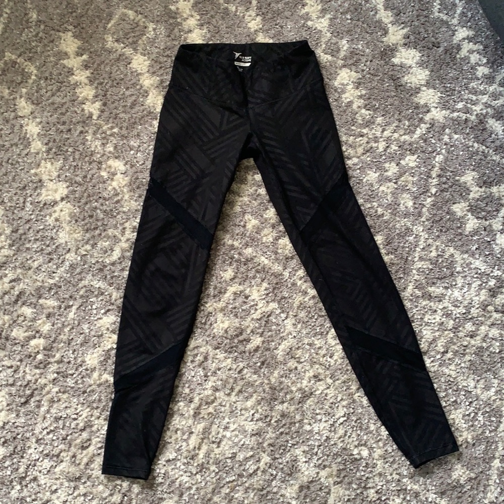 Black mesh leggings worn a couple of times